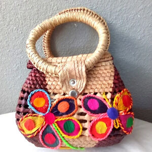 Handmade palm bag